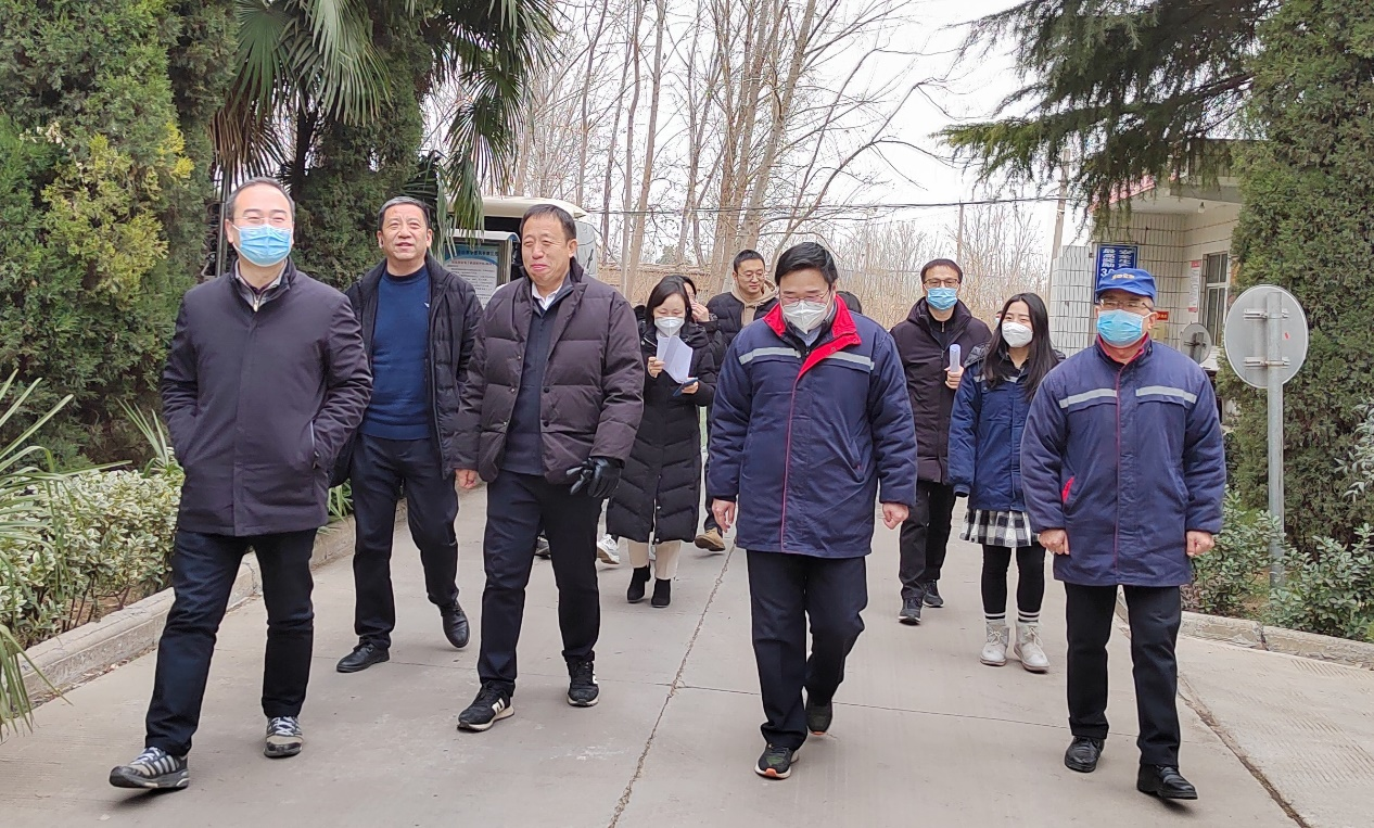 洛阳市委第六督查组到惠中兽药白马寺生产基地调研
